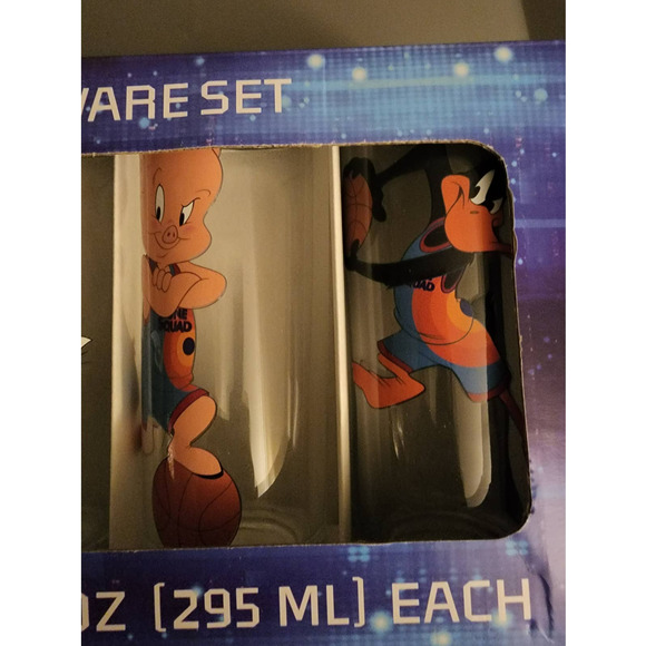 Space Jam " A New Legacy" 4 Piece Glassware Set. NIB 10 oz each. - Picture 3 of 4